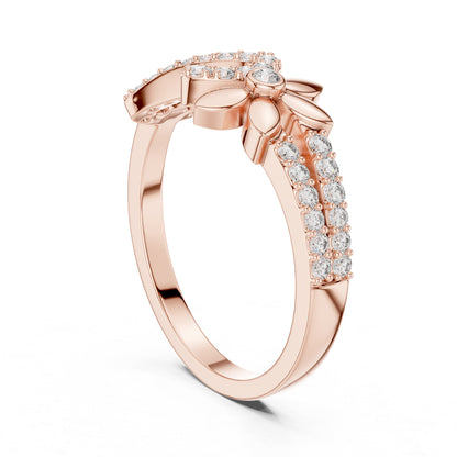 18K Yellow Gold Round Lab-Grown Diamond Solitaire Wedding Ring for Women | Pure Carat