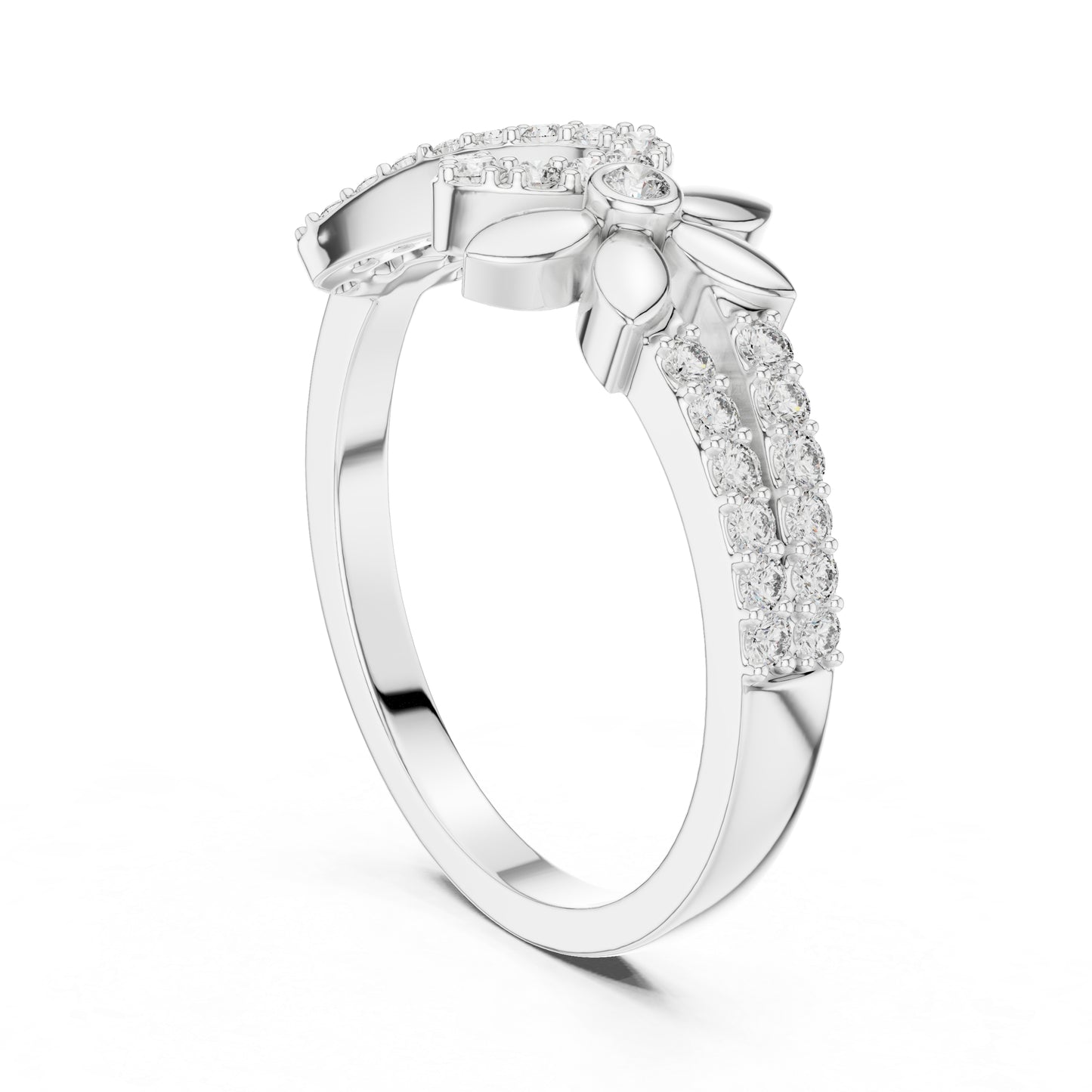 18K Yellow Gold Round Lab-Grown Diamond Solitaire Wedding Ring for Women | Pure Carat