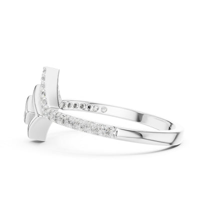 14K Rose Gold Round Lab-Grown Diamond Anniversary Gift Ring for Women | Pure Carat