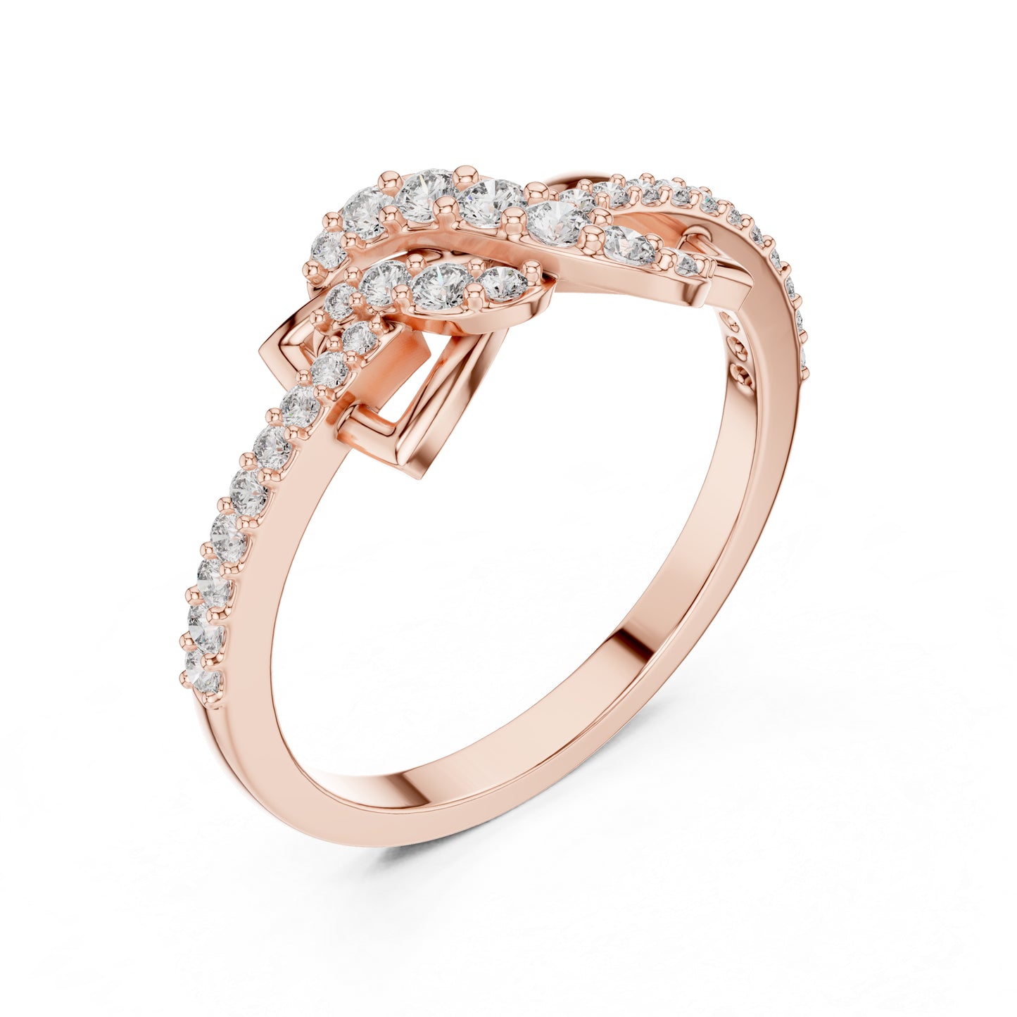 18K Yellow Gold Round Lab-Grown Diamond Ring for Women | Everyday Wear | Pure Carat
