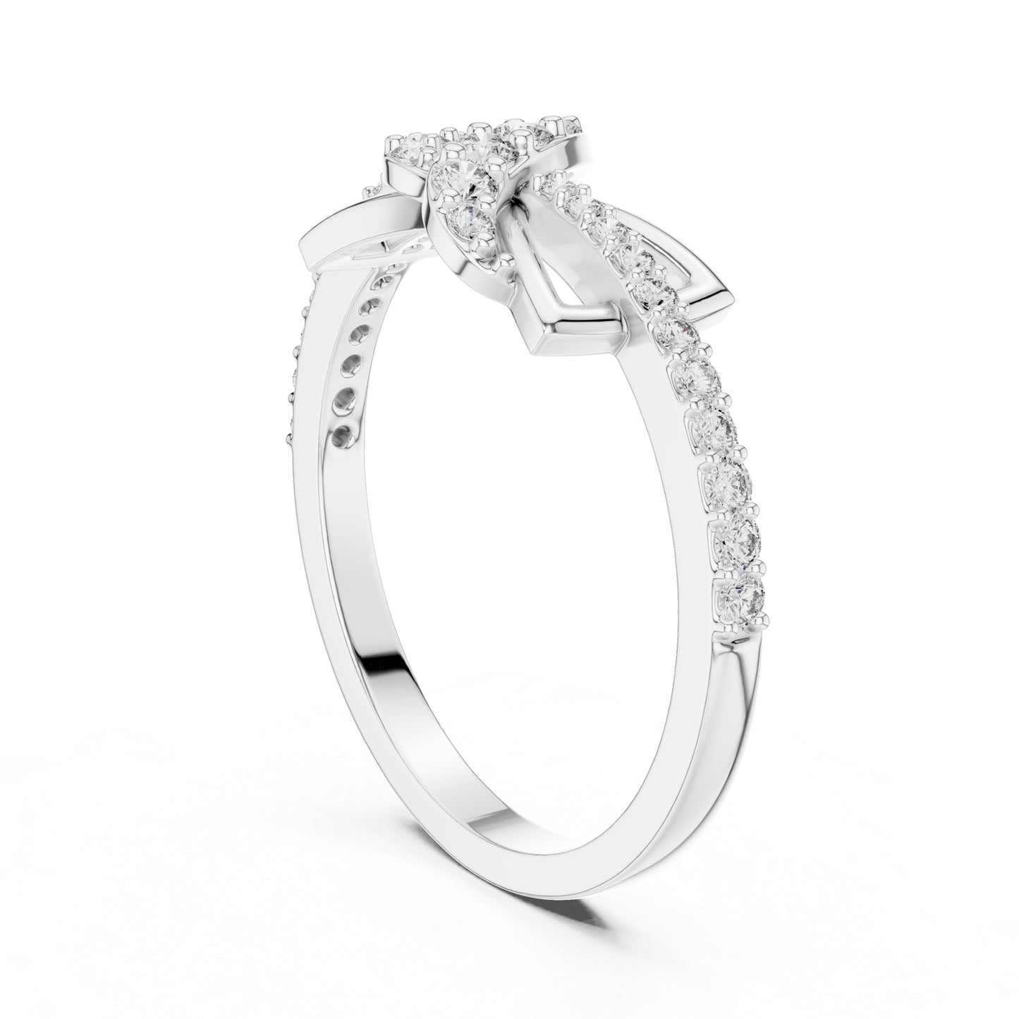 18K Yellow Gold Round Lab-Grown Diamond Ring for Women | Everyday Wear | Pure Carat