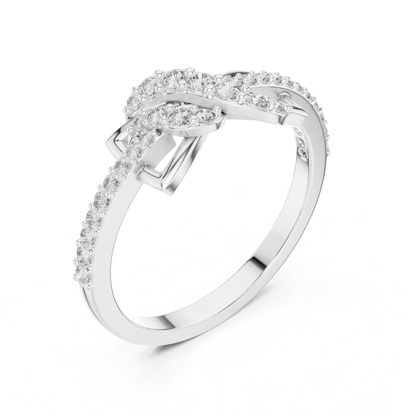 18K Yellow Gold Round Lab-Grown Diamond Ring for Women | Everyday Wear | Pure Carat