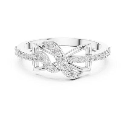 18K Yellow Gold Round Lab-Grown Diamond Ring for Women | Everyday Wear | Pure Carat