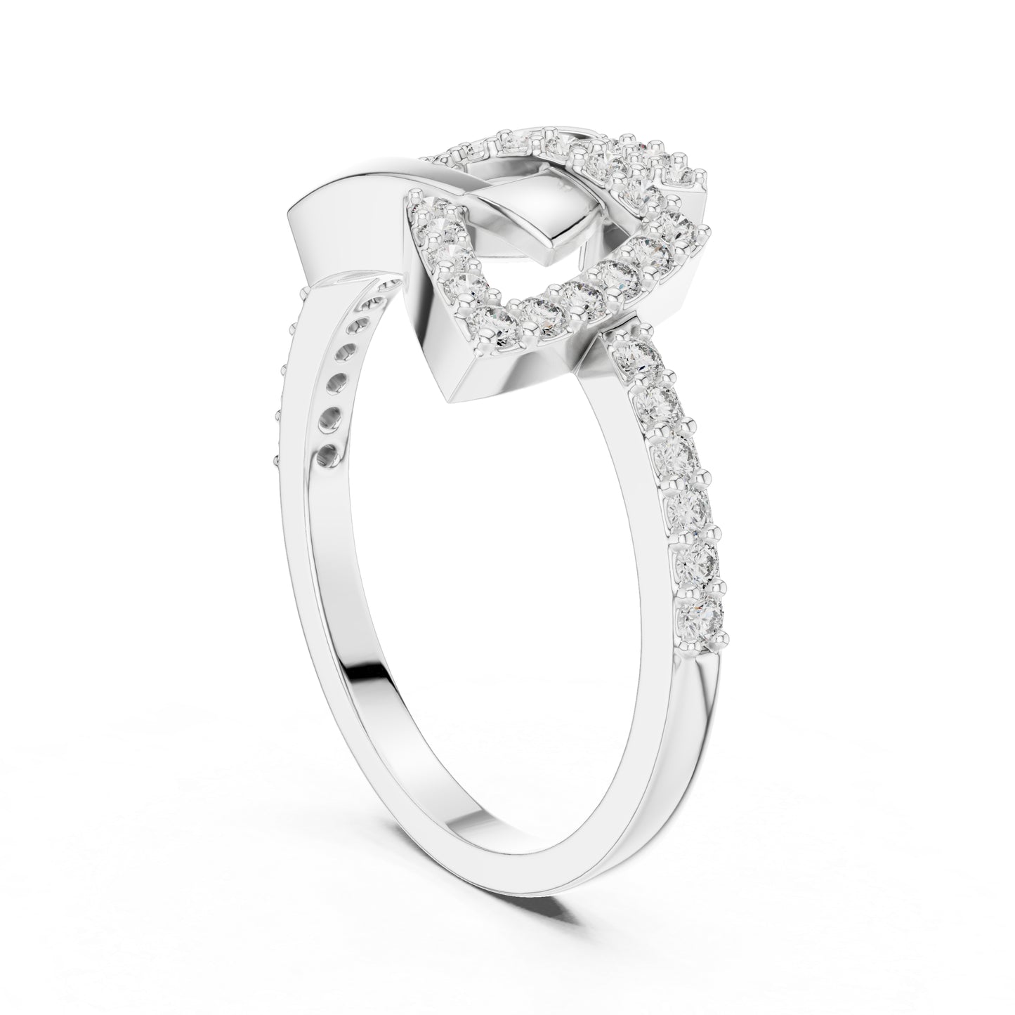 14K Rose Gold Round Lab-Grown Diamond Wedding Ring for Women | Pure Carat