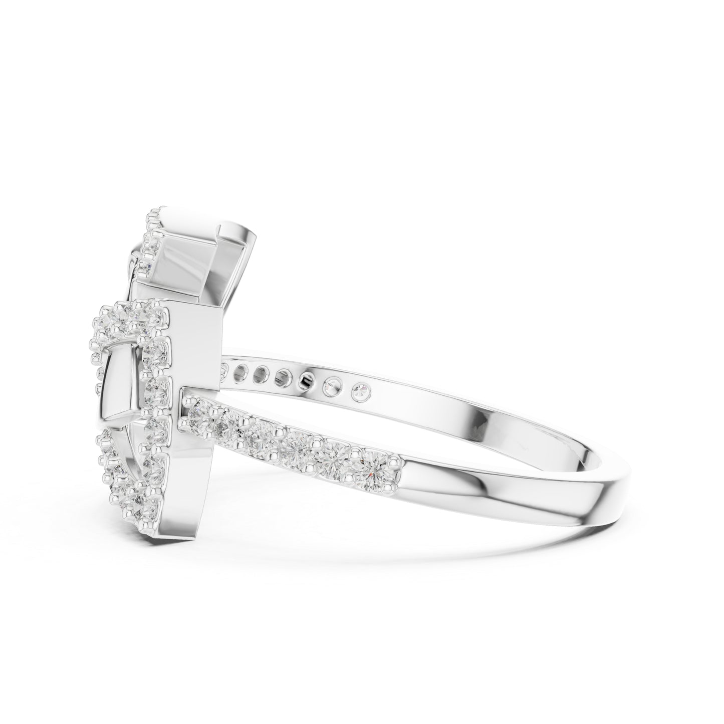 14K Rose Gold Round Lab-Grown Diamond Wedding Ring for Women | Pure Carat