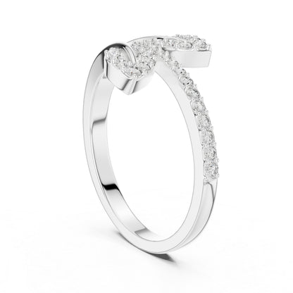 14K Yellow Gold Round Lab-Grown Diamond Ring for Women | Office Wear | Pure Carat