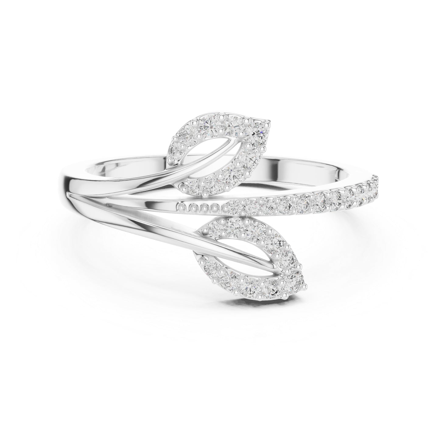14K Yellow Gold Round Lab-Grown Diamond Ring for Women | Office Wear | Pure Carat