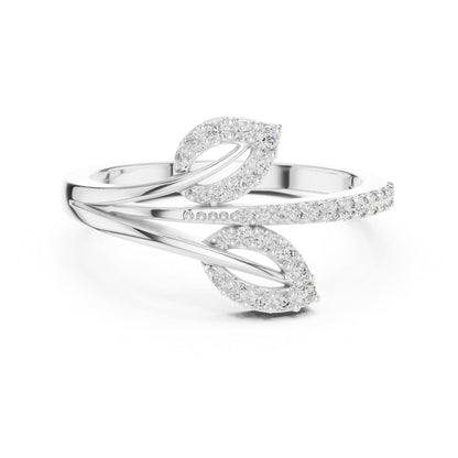 14K Yellow Gold Round Lab-Grown Diamond Ring for Women | Office Wear | Pure Carat