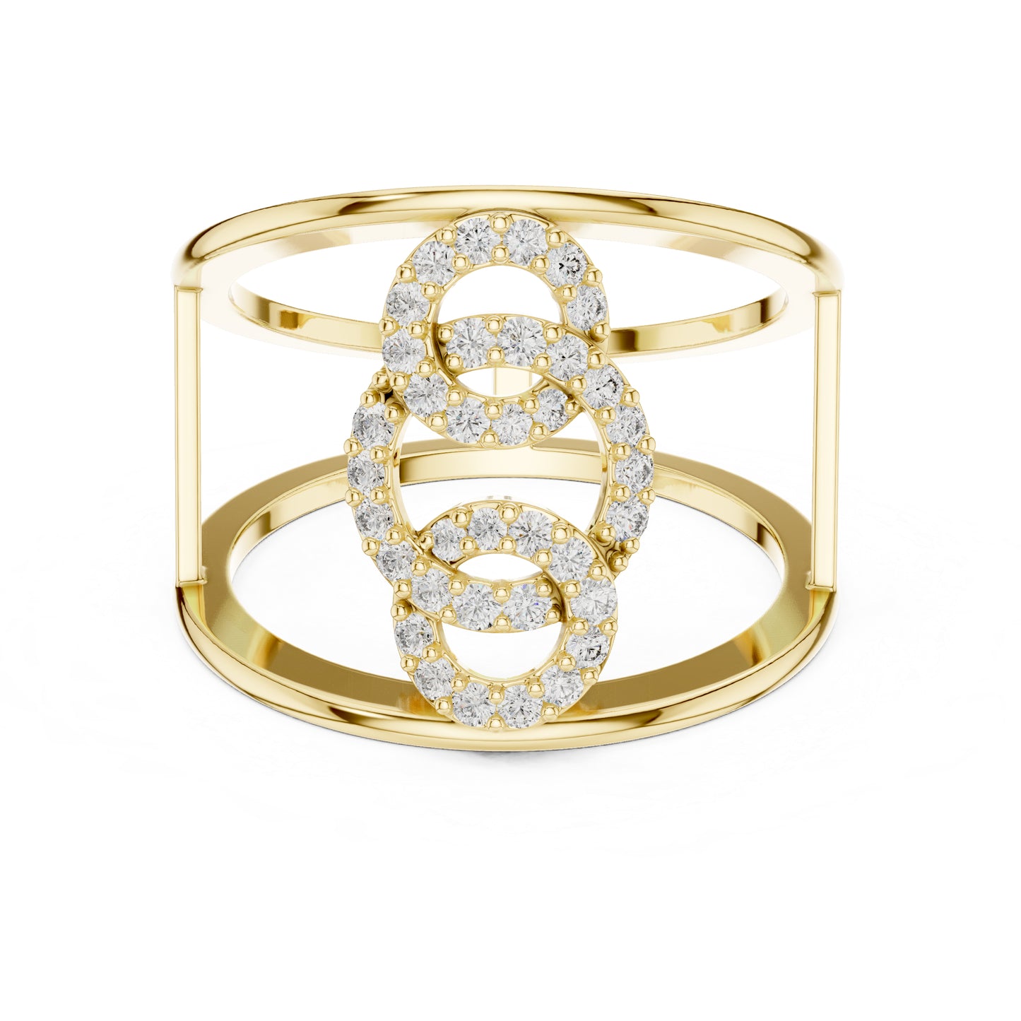18K White Gold Round Lab-Grown Diamond Anniversary Gift Ring for Women | Pure Carat