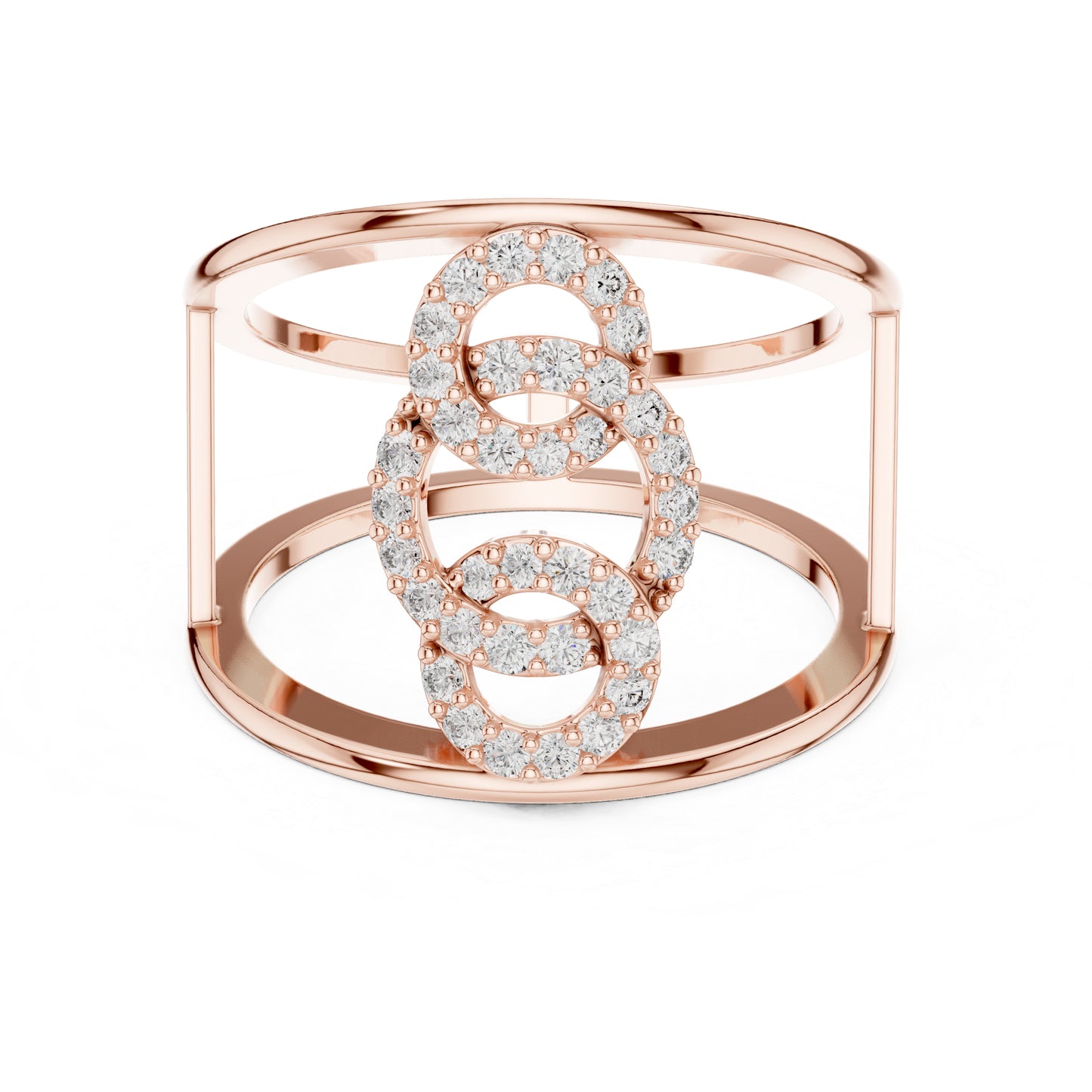 18K White Gold Round Lab-Grown Diamond Anniversary Gift Ring for Women | Pure Carat