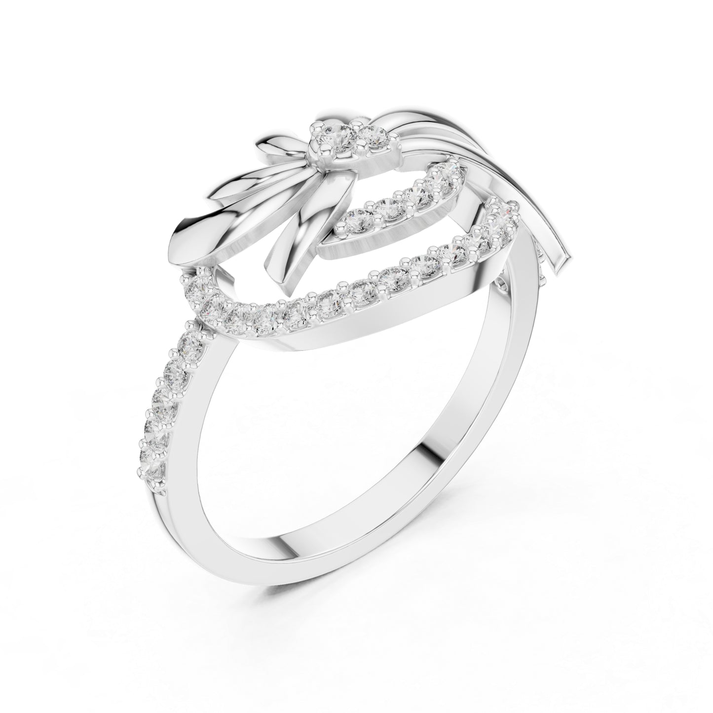 18K Yellow Gold Round Lab-Grown Diamond Bridal Ring for Women | Pure Carat