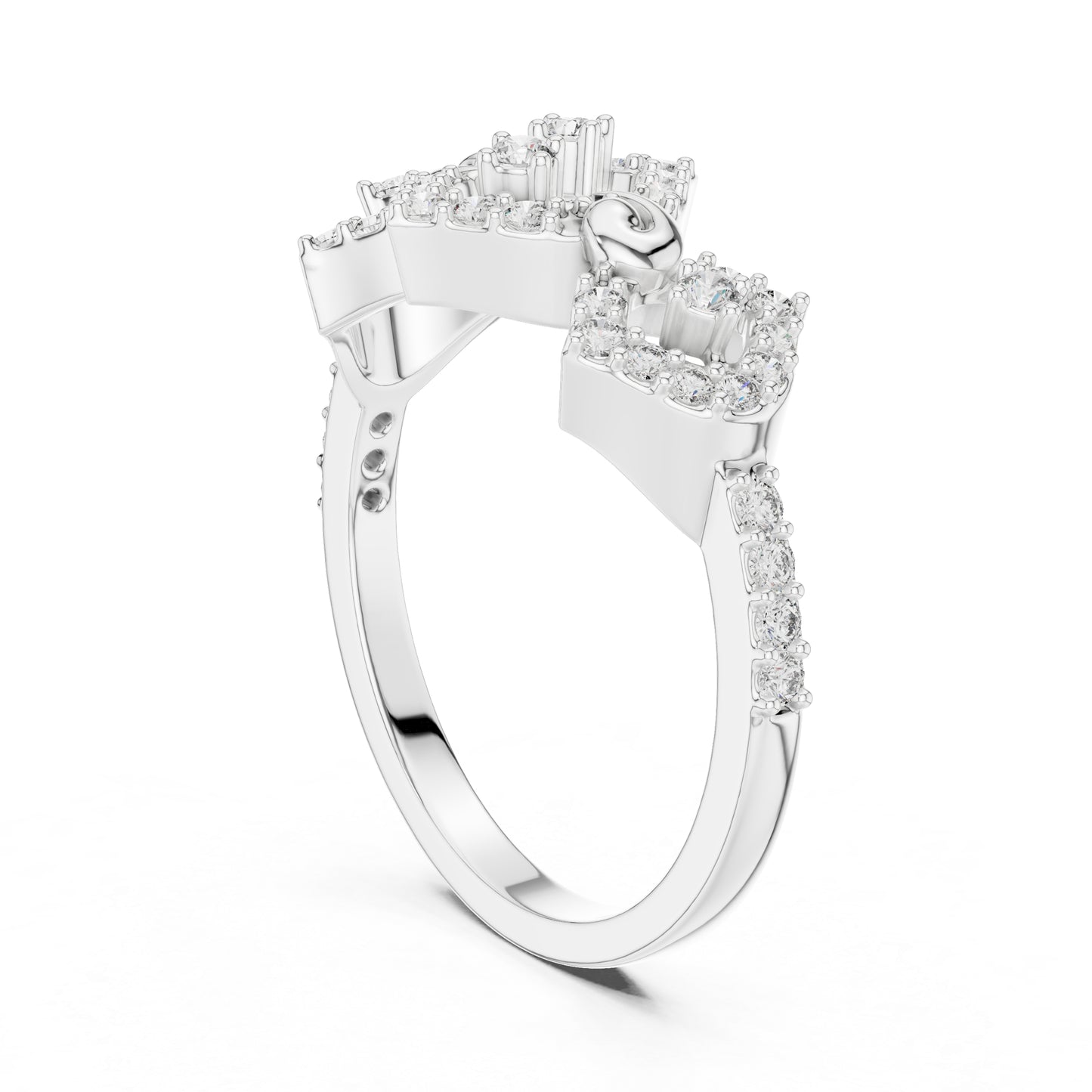 14K Rose Gold Round Lab-Grown Diamond Engagement Ring for Women | Pure Carat