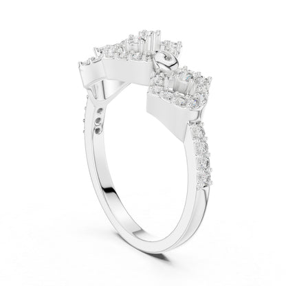 14K Rose Gold Round Lab-Grown Diamond Engagement Ring for Women | Pure Carat