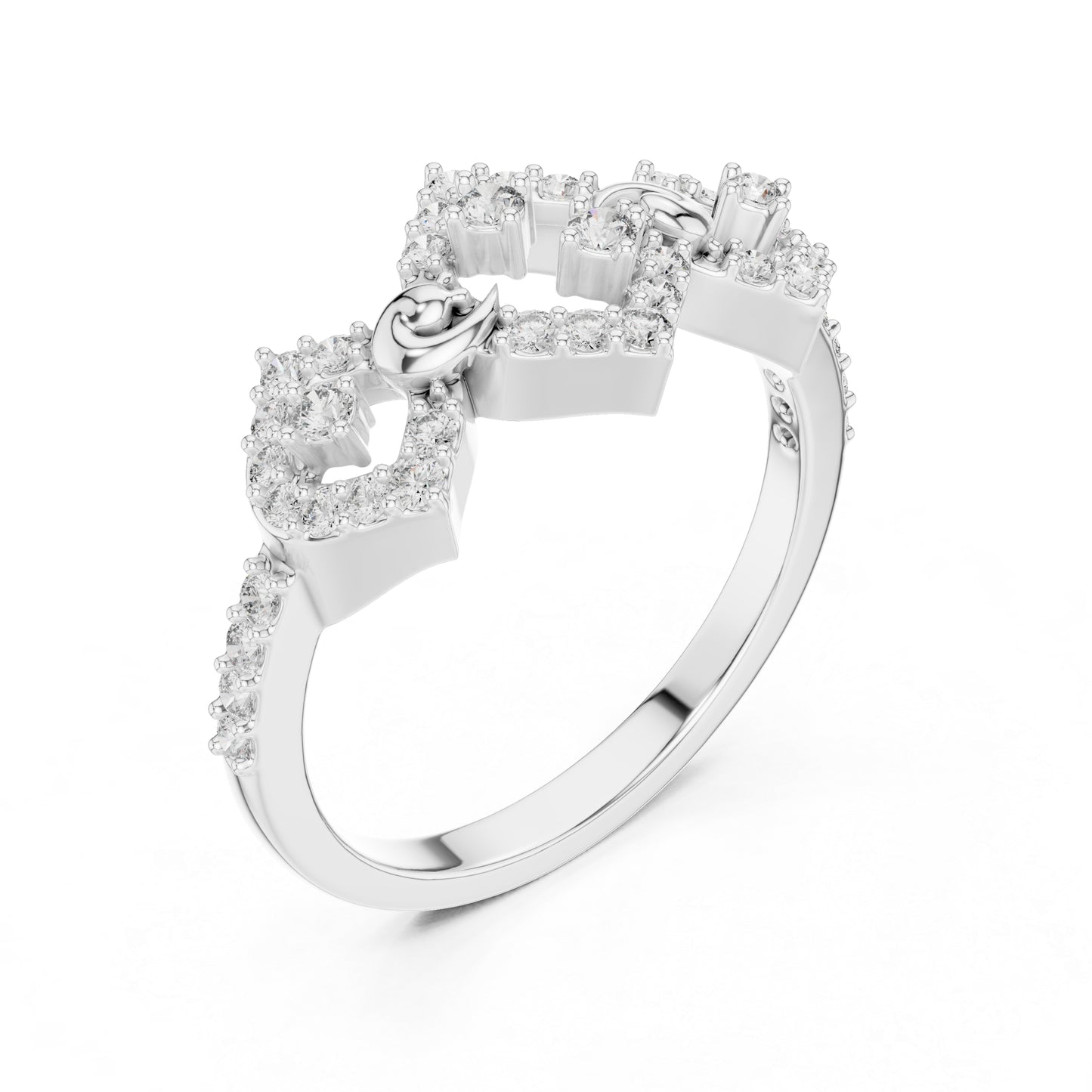 14K Rose Gold Round Lab-Grown Diamond Engagement Ring for Women | Pure Carat