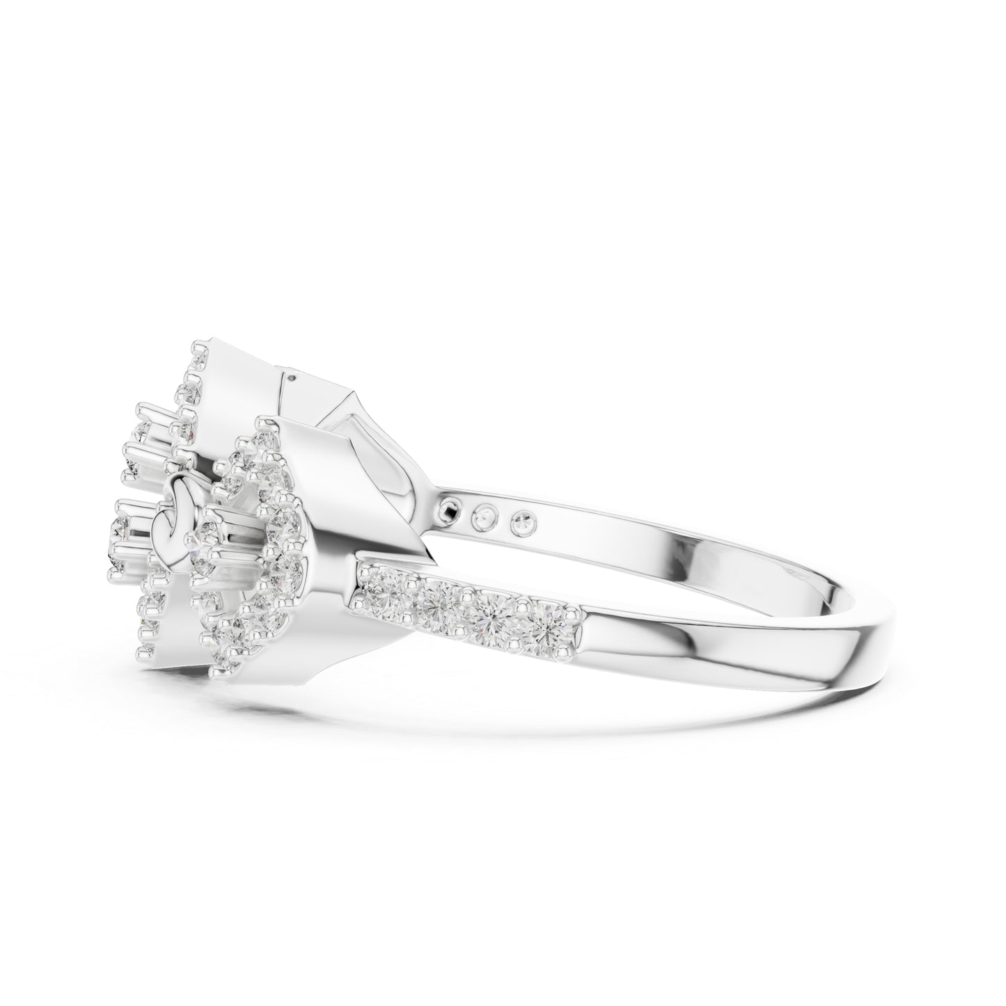 14K Rose Gold Round Lab-Grown Diamond Engagement Ring for Women | Pure Carat