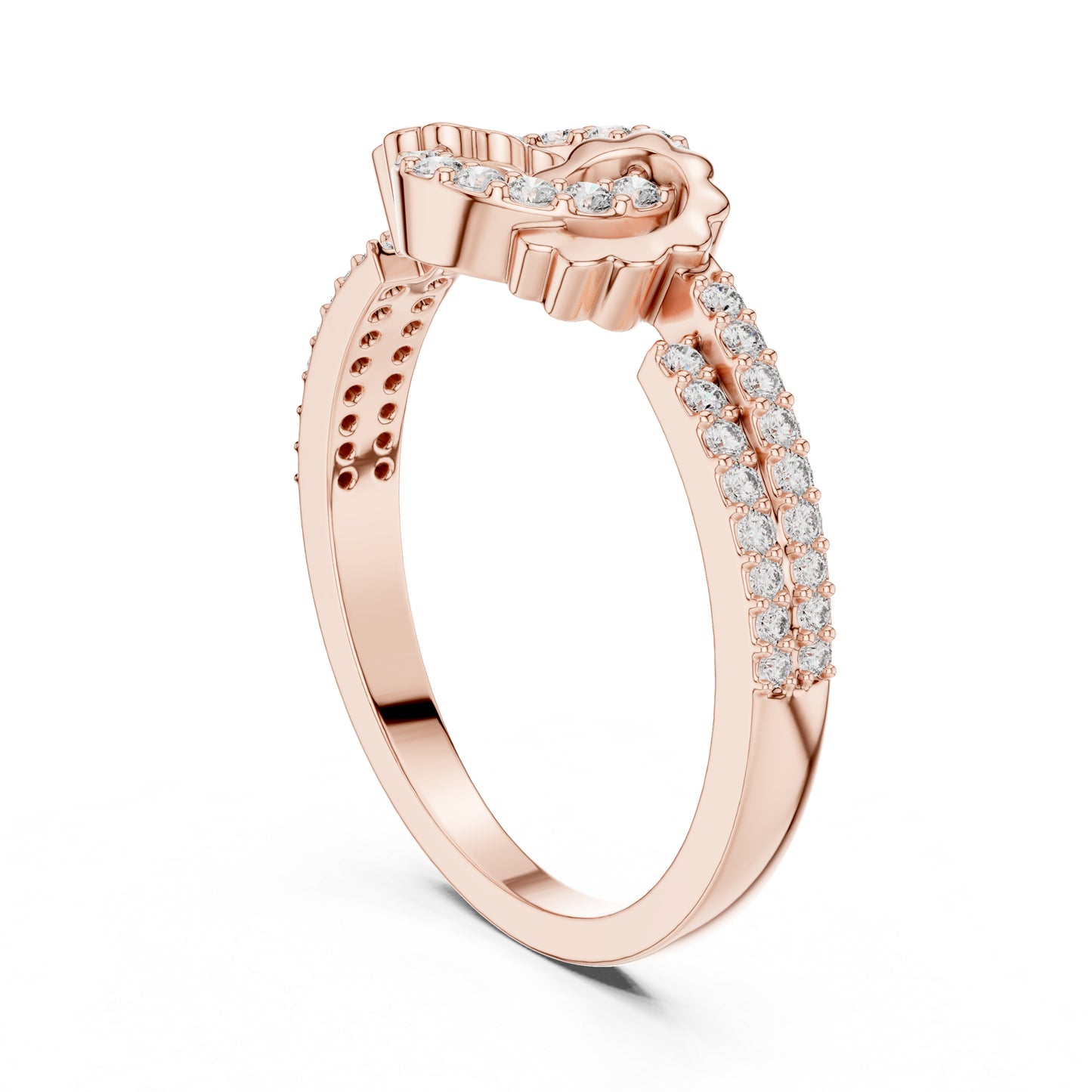 18K Yellow Gold Round Lab-Grown Diamond Wedding Ring for Women | Pure Carat