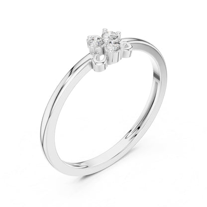 18K Rose Gold Round Lab-Grown Diamond Wedding Ring for Women | Pure Carat