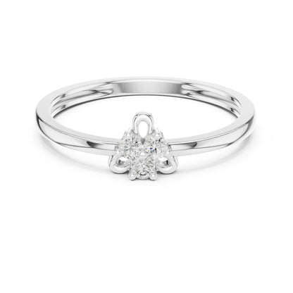 18K Rose Gold Round Lab-Grown Diamond Wedding Ring for Women | Pure Carat