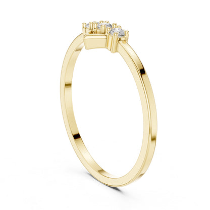 18K White Gold Round Lab-Grown Diamond Engagement Ring for Women | Pure Carat