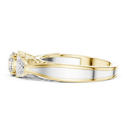 14K Rose Gold Round Lab-Grown Diamond Ring for Women | PureCarat