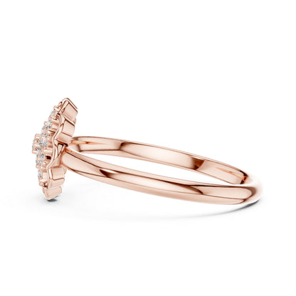 14K White Gold Round Lab-Grown Diamond Solitaire Ring for Women | Everyday Wear | Pure Carat