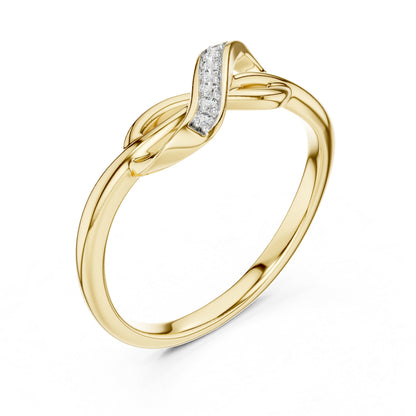 14K Rose Gold Round Lab-Grown Diamond Ring for Women | Anniversary Gift | Pure Carat