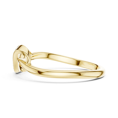 14K Rose Gold Round Lab-Grown Diamond Ring for Women | Anniversary Gift | Pure Carat