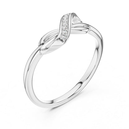 14K Rose Gold Round Lab-Grown Diamond Ring for Women | Anniversary Gift | Pure Carat