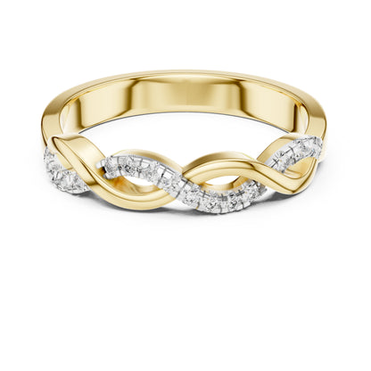 14K White Gold Round Lab-Grown Diamond Drop Ring for Women | Engagement Wear | Pure Carat