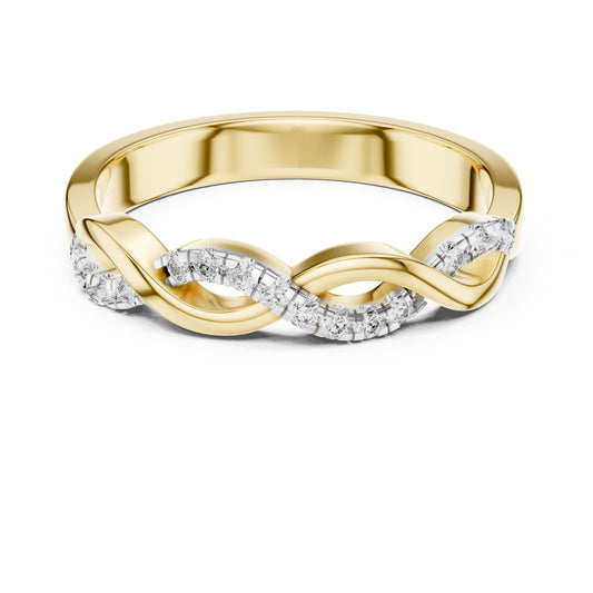 14K White Gold Round Lab-Grown Diamond Drop Ring for Women | Engagement Wear | Pure Carat