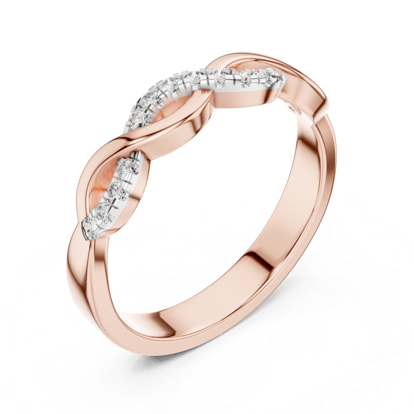 14K White Gold Round Lab-Grown Diamond Drop Ring for Women | Engagement Wear | Pure Carat