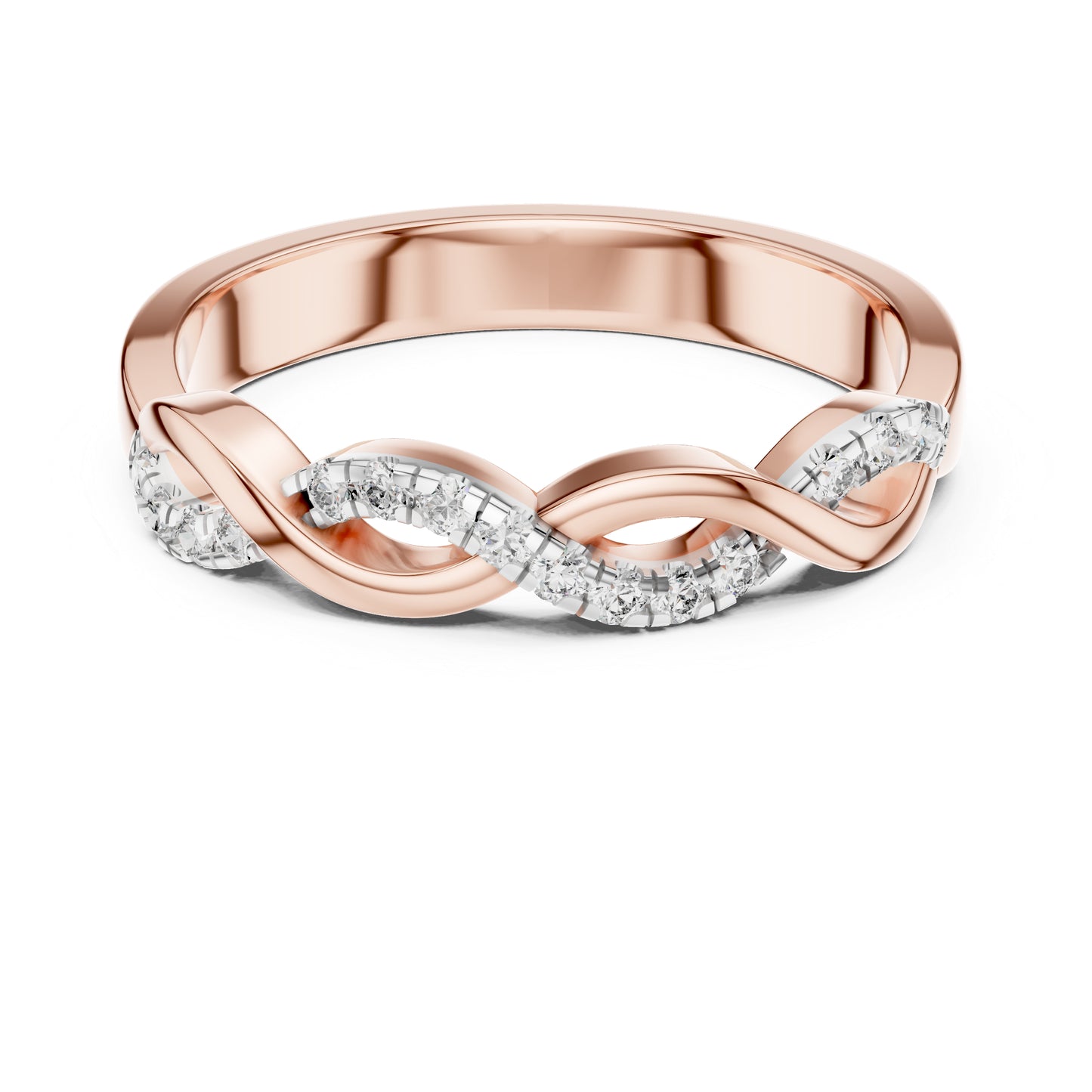 14K White Gold Round Lab-Grown Diamond Drop Ring for Women | Engagement Wear | Pure Carat