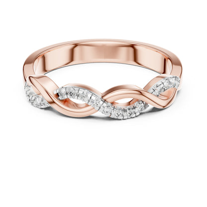 14K White Gold Round Lab-Grown Diamond Drop Ring for Women | Engagement Wear | Pure Carat