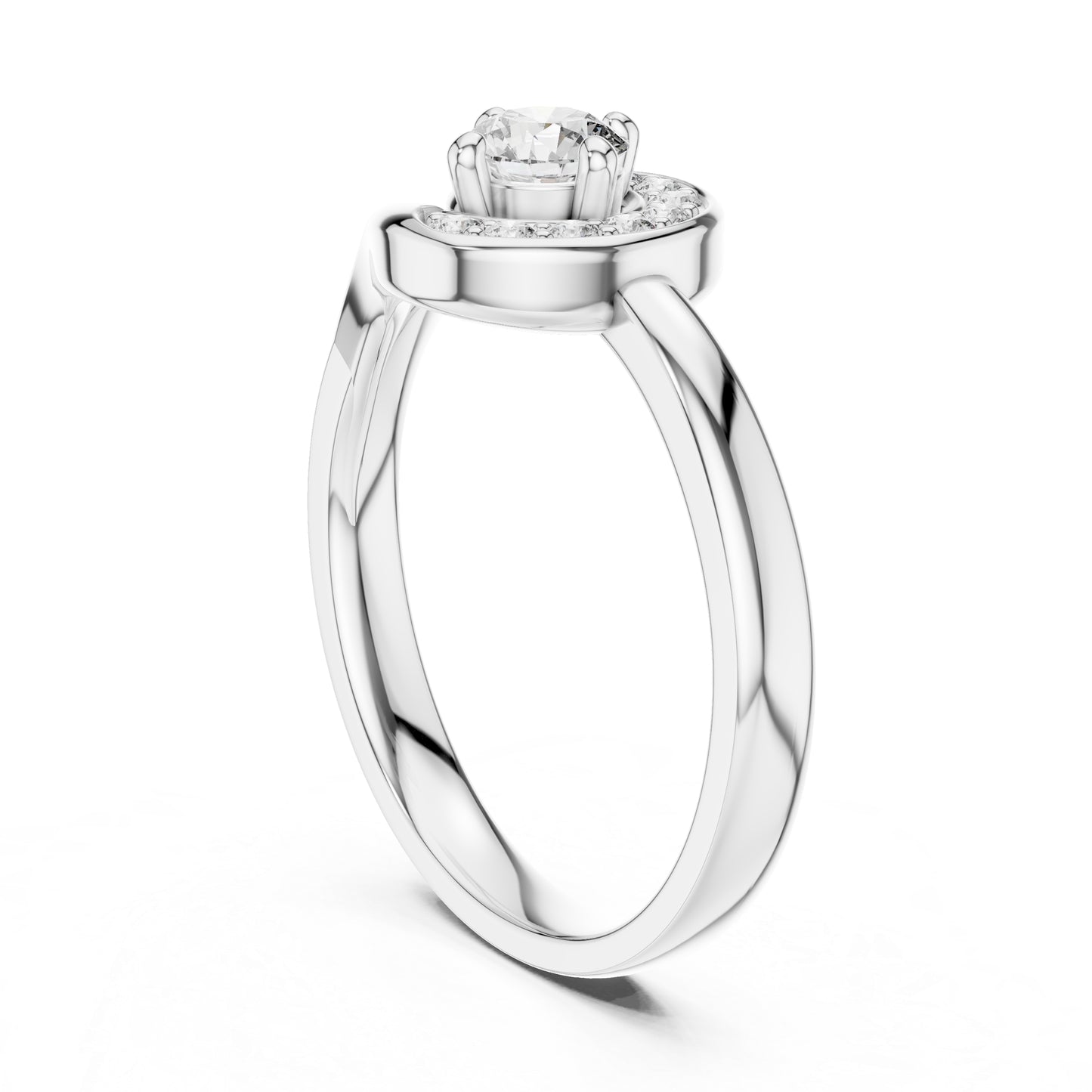 18K Yellow Gold Round Lab-Grown Diamond Ring for Women | Anniversary Gift | Pure Carat