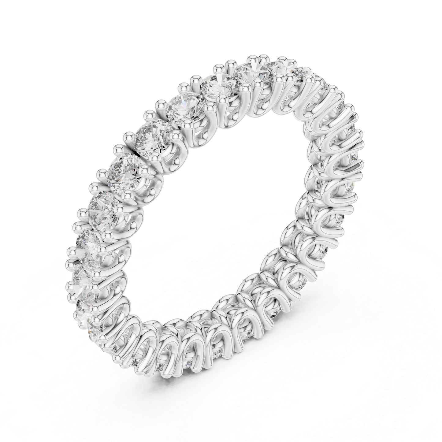 18K Yellow Gold Round Lab-Grown Diamond Drop Ring for Women | Bridal Wear | Pure Carat