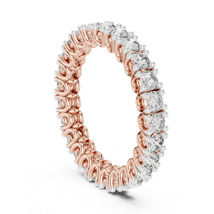 18K Yellow Gold Round Lab-Grown Diamond Drop Ring for Women | Bridal Wear | Pure Carat