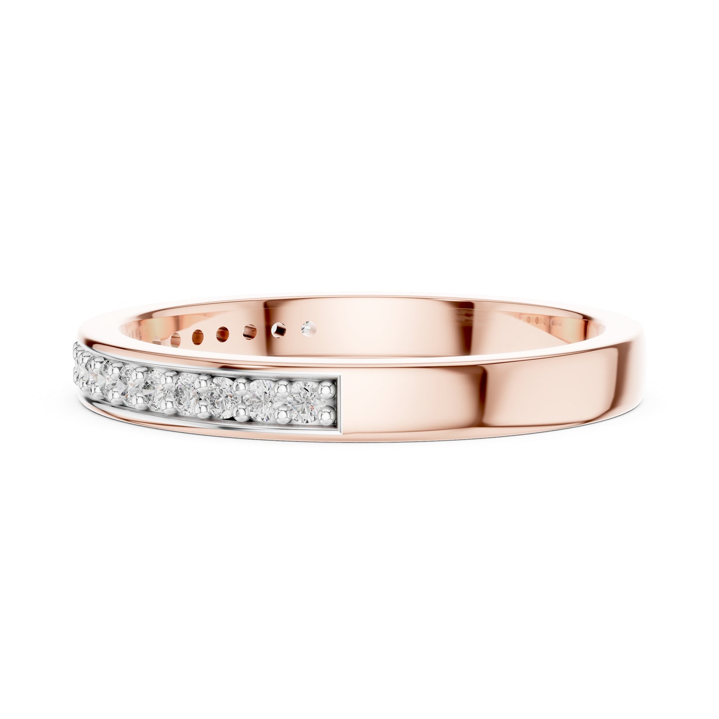 14K Rose Gold Round Lab-Grown Diamond Solitaire Ring for Women | Wedding Wear | Pure Carat