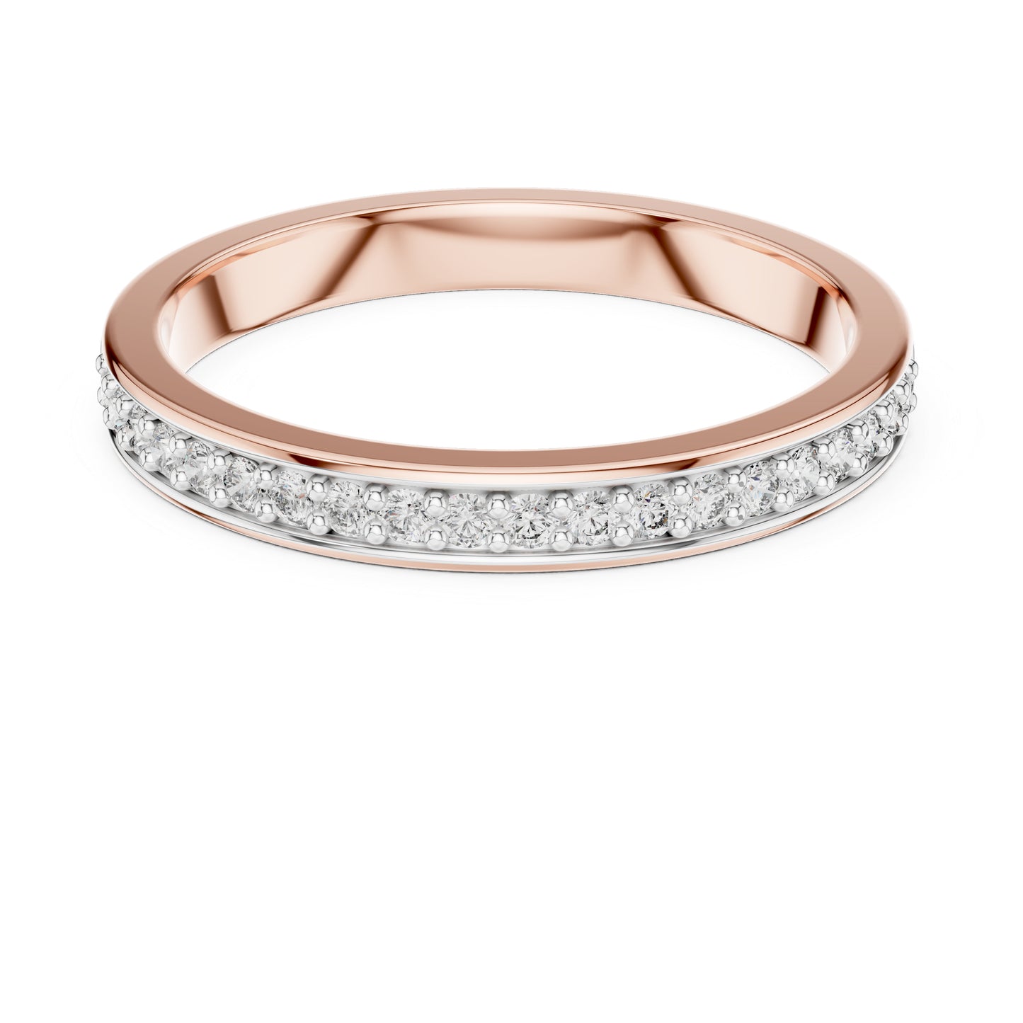 14K Rose Gold Round Lab-Grown Diamond Solitaire Ring for Women | Wedding Wear | Pure Carat
