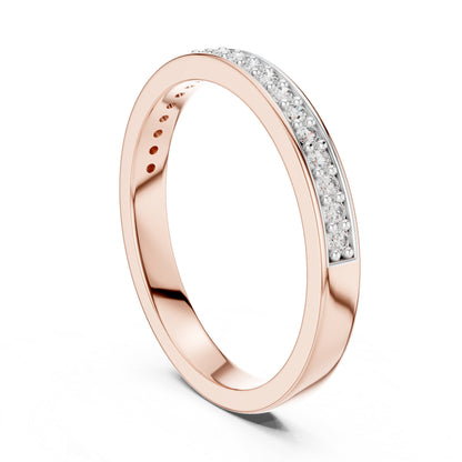 14K Rose Gold Round Lab-Grown Diamond Solitaire Ring for Women | Wedding Wear | Pure Carat