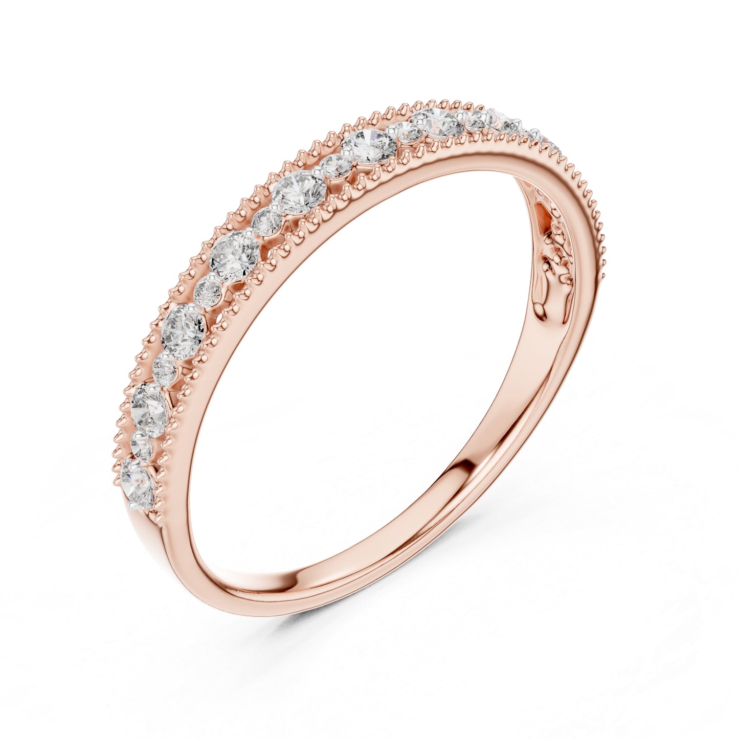 18K Yellow Gold Round Lab-Grown Diamond Ring for Women | Everyday Wear | Pure Carat
