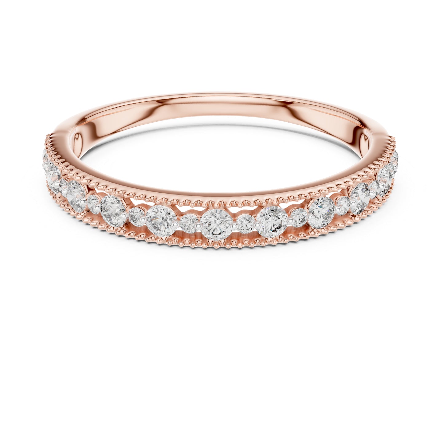 18K Yellow Gold Round Lab-Grown Diamond Ring for Women | Everyday Wear | Pure Carat