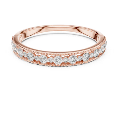 18K Yellow Gold Round Lab-Grown Diamond Ring for Women | Everyday Wear | Pure Carat