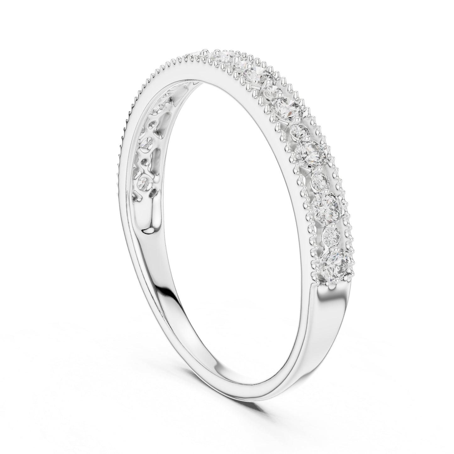18K Yellow Gold Round Lab-Grown Diamond Ring for Women | Everyday Wear | Pure Carat