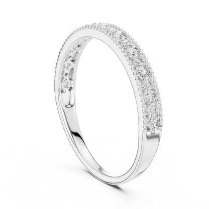 18K Yellow Gold Round Lab-Grown Diamond Ring for Women | Everyday Wear | Pure Carat