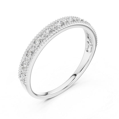 18K Yellow Gold Round Lab-Grown Diamond Ring for Women | Everyday Wear | Pure Carat
