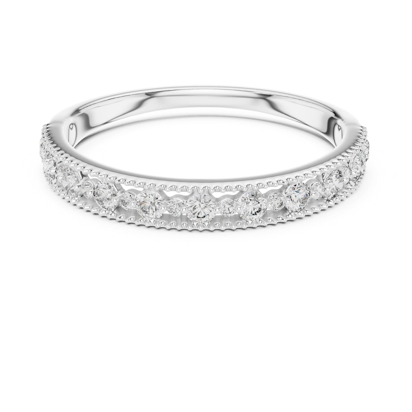 18K Yellow Gold Round Lab-Grown Diamond Ring for Women | Everyday Wear | Pure Carat