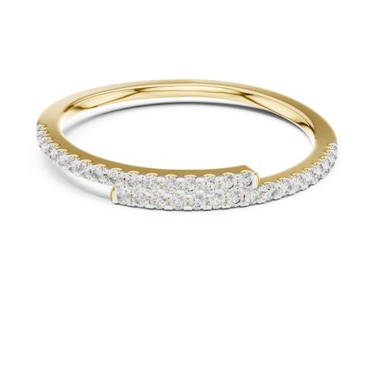 14K Rose Gold Round Lab-Grown Diamond Stud Ring for Women | Engagement Wear | Pure Carat