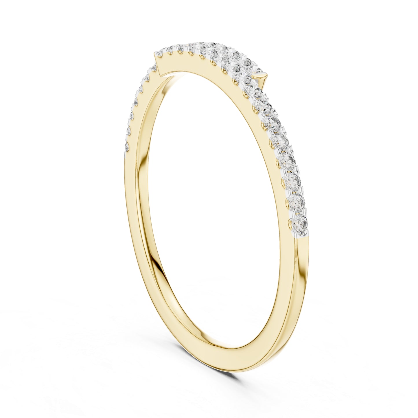 14K Rose Gold Round Lab-Grown Diamond Stud Ring for Women | Engagement Wear | Pure Carat