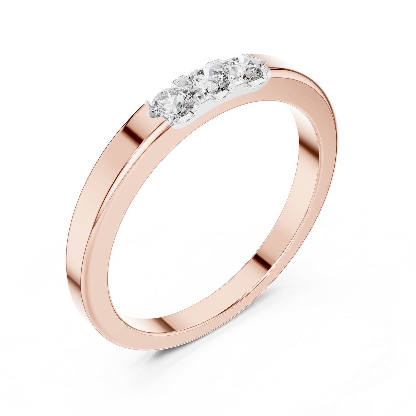 14K Yellow Gold Round Lab-Grown Diamond Drop Ring for Women | Wedding Wear | Pure Carat