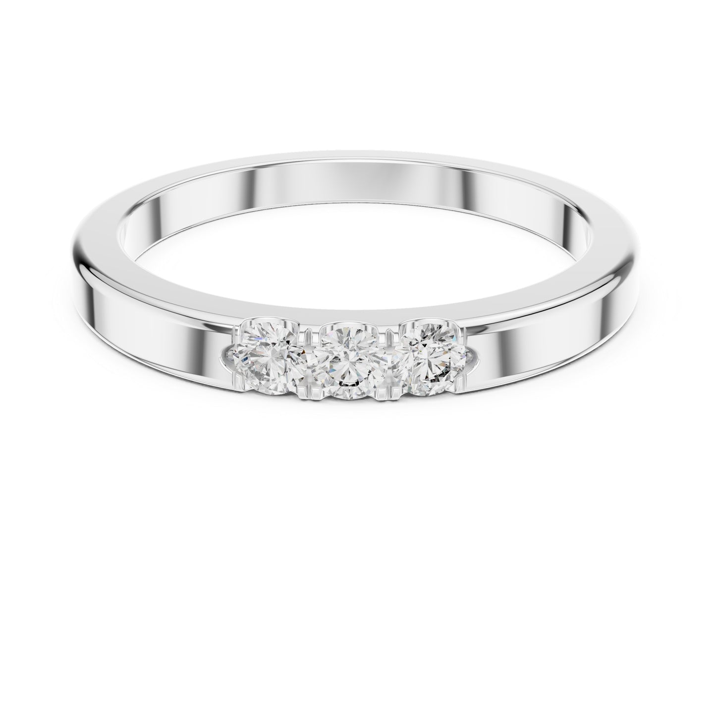 14K Yellow Gold Round Lab-Grown Diamond Drop Ring for Women | Wedding Wear | Pure Carat